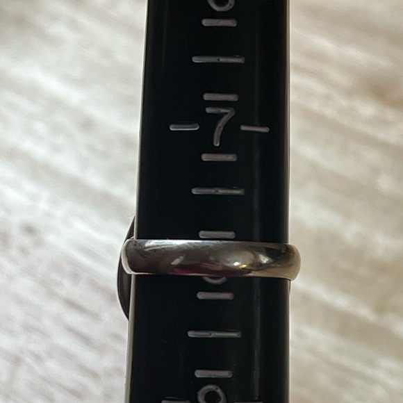 SOLID 925 STERLING SILVER GEMSTONE RING GREEN ONYX SIZE 8 - Picture 5 of 7